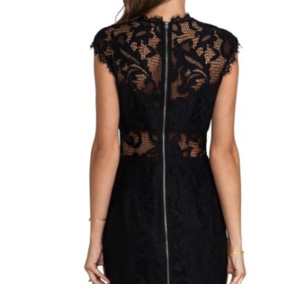 Dolce Vita Iman Black Lace Dress XS - Picture 4 of 7